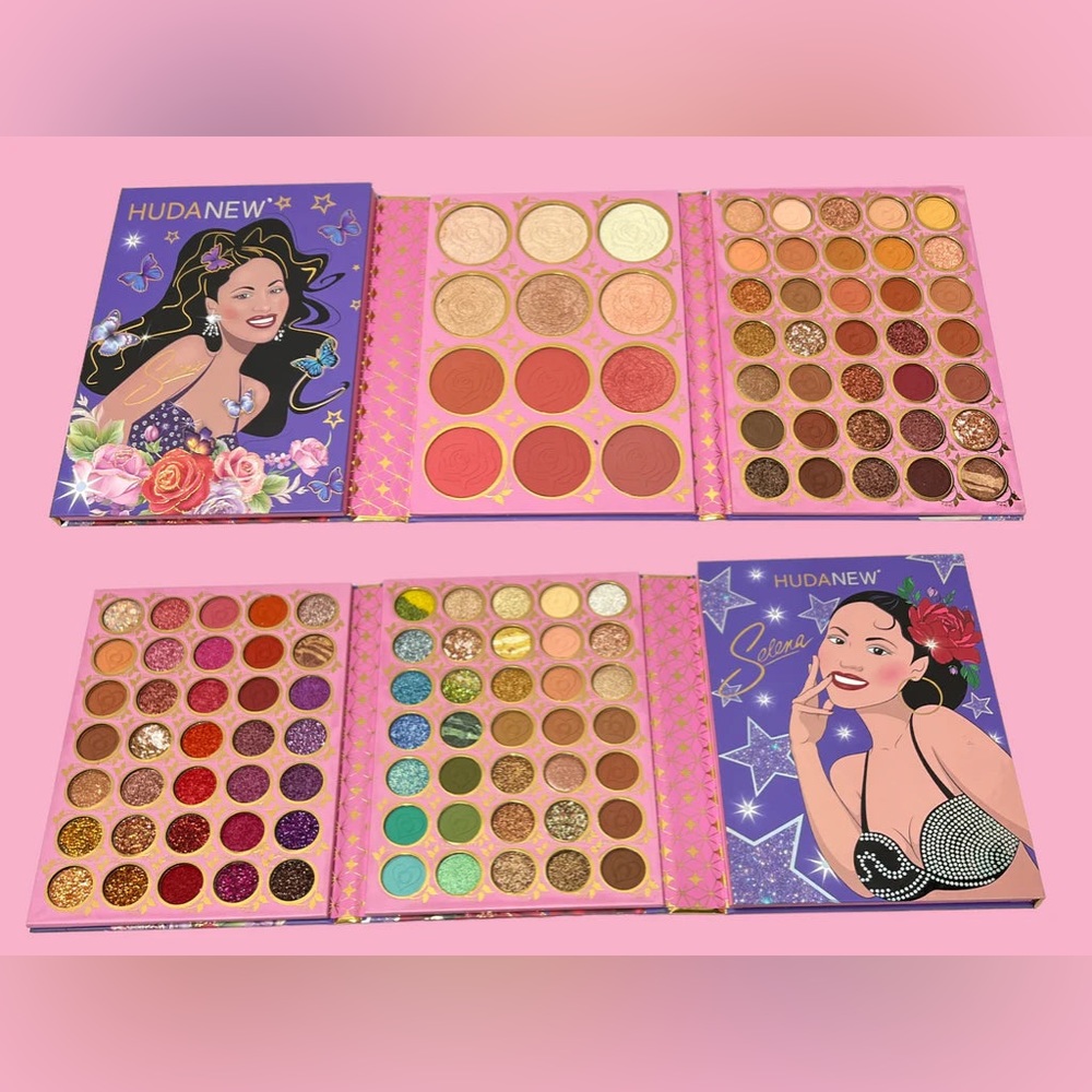 HudaNew SELENA Eyeshadow, Highlight, and Blush Palette
